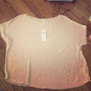 Eileen Fisher Organic Linen Mesh Top